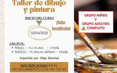 Taller de Dibujo y Pintura – PLAZAS AGOTADAS