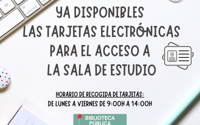 Ya están disponibles las tarjetas de acceso a la Sala de Estudio 24/7
