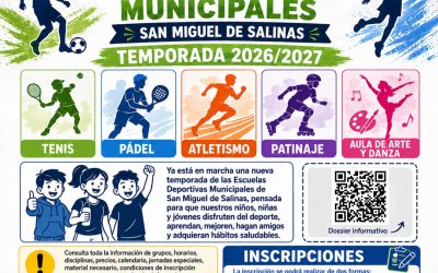 ESCUELAS DEPORTIVAS MUNICIPALES DE SAN MIGUEL DE SALINAS · TEMPORADA 2026/2027
